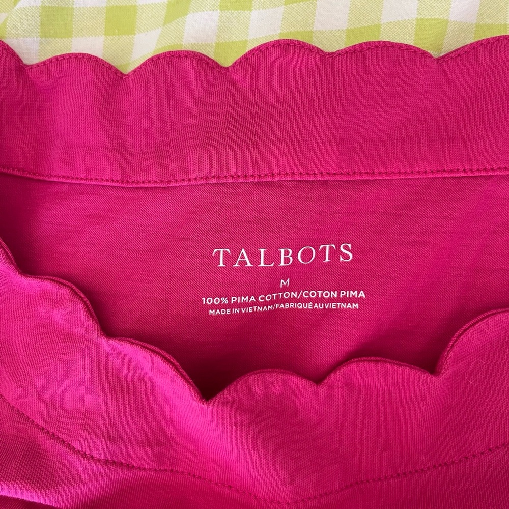 Talbots Pink Top